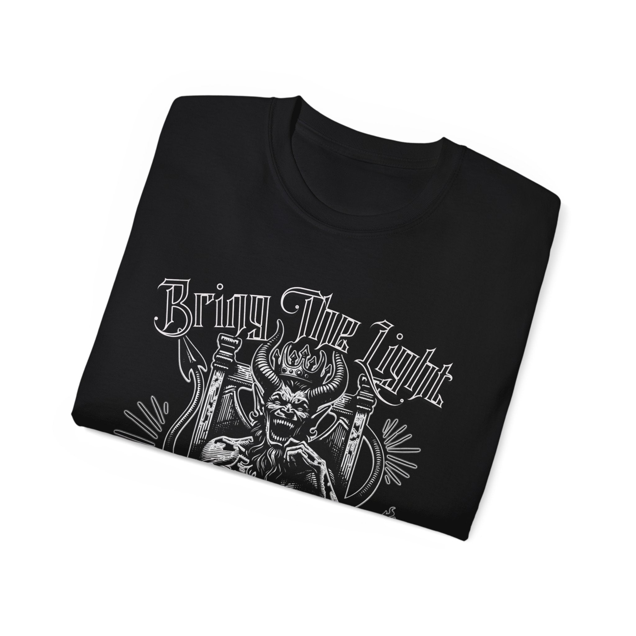 Bring The Light - Unisex Ultra Cotton Tee (Front) - Damned Threads